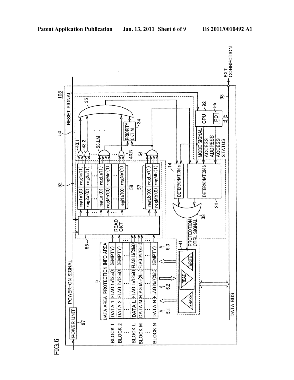 Data Protection for Non-Volatile Semiconductor Memory Using Block Protection Flags - diagram, schematic, and image 07