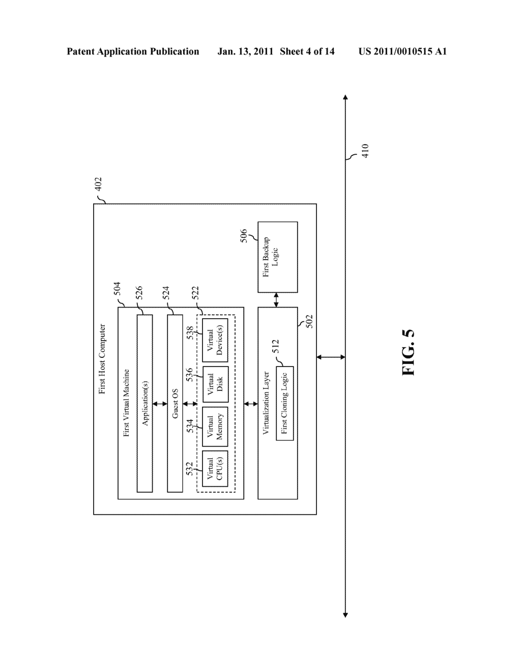 BACKUP OF VIRTUAL MACHINES USING CLONED VIRTUAL MACHINES - diagram, schematic, and image 05