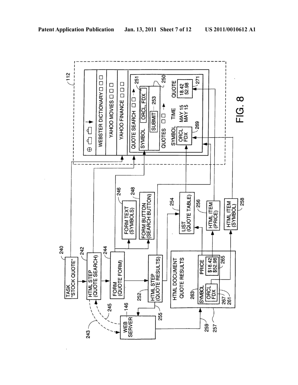 System for speeding up web site use using task workflow templates for filtration and extraction - diagram, schematic, and image 08