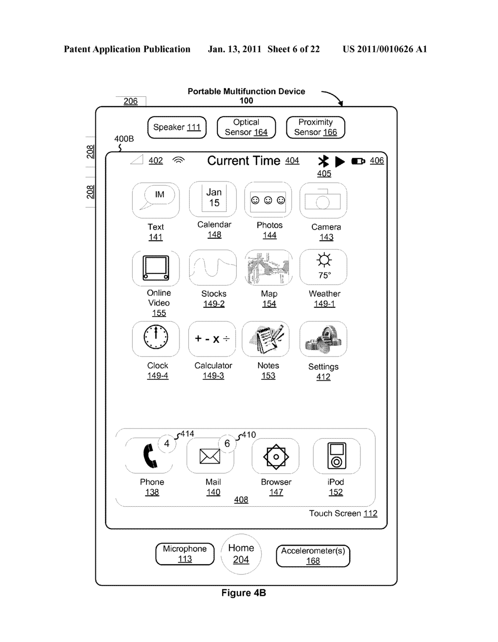 Device and Method for Adjusting a Playback Control with a Finger Gesture - diagram, schematic, and image 07