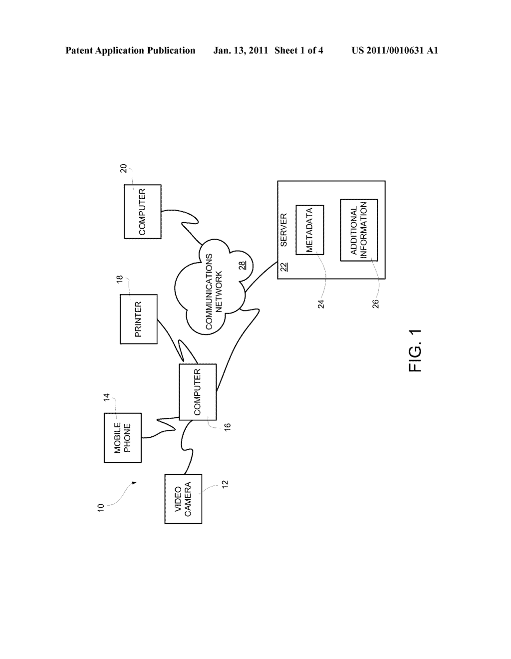 SYSTEM AND METHOD OF STORING AND RETRIEVING ASSOCIATED INFORMATION WITH A DIGITAL IMAGE - diagram, schematic, and image 02