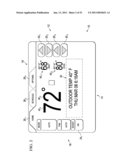 DISPLAY APPARATUS AND METHOD HAVING PARAMETER DISPLAY TOGGLE CAPABILITY FOR AN ENVIRONMENTAL CONTROL SYSTEM diagram and image