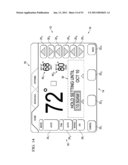 DISPLAY APPARATUS AND METHOD HAVING PARAMETER DISPLAY TOGGLE CAPABILITY FOR AN ENVIRONMENTAL CONTROL SYSTEM diagram and image