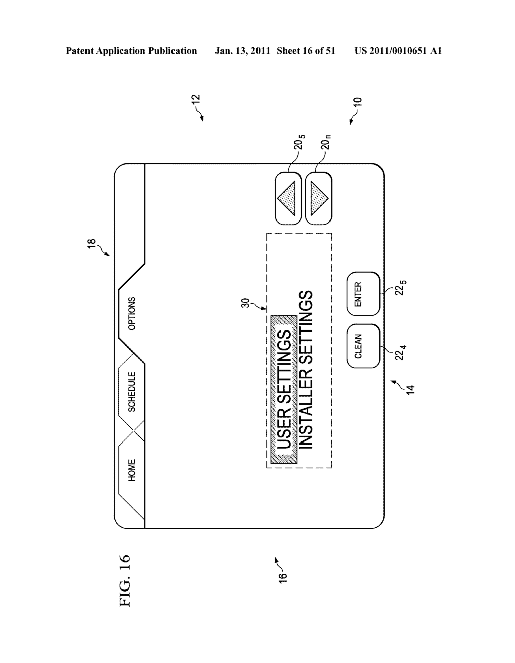 DISPLAY APPARATUS AND METHOD HAVING PARAMETER DISPLAY TOGGLE CAPABILITY FOR AN ENVIRONMENTAL CONTROL SYSTEM - diagram, schematic, and image 17