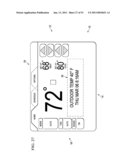 DISPLAY APPARATUS AND METHOD HAVING PARAMETER DISPLAY TOGGLE CAPABILITY FOR AN ENVIRONMENTAL CONTROL SYSTEM diagram and image