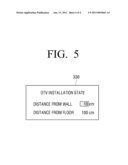 METHOD FOR AUTO-SETTING CONFIGURATION OF TELEVISION ACCORDING TO INSTALLATION TYPE AND TELEVISION USING THE SAME diagram and image