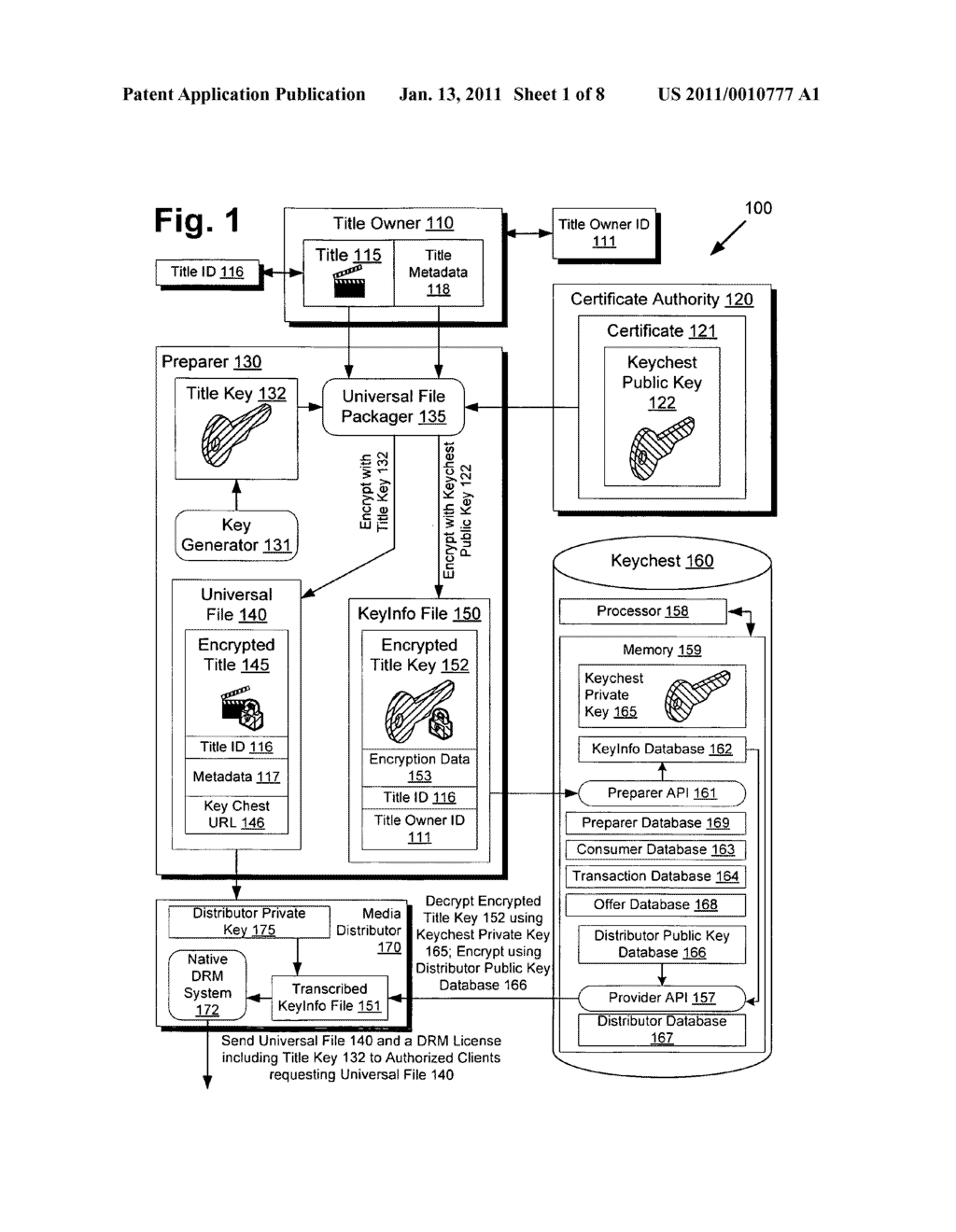 Digital receipt for use with an interoperable keychest - diagram, schematic, and image 02