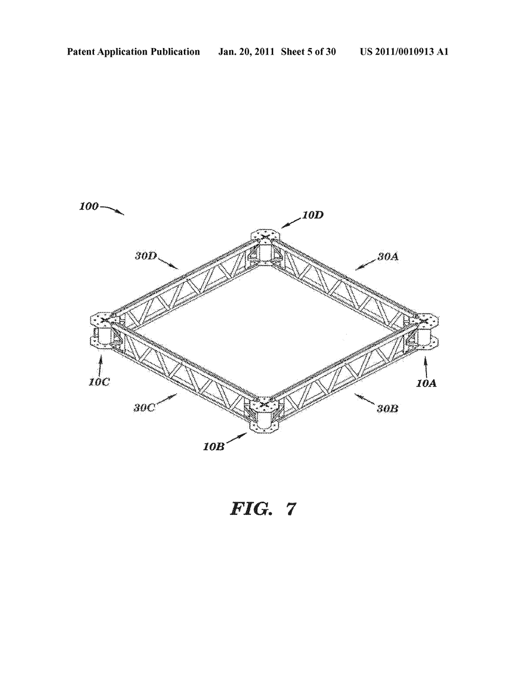 Articulating Work Platform Support System, Work Platform System, and Methods of Use Thereof - diagram, schematic, and image 06