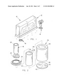 Universal Underground Receptacle for a Cemetery Flower Vase Cylinder diagram and image