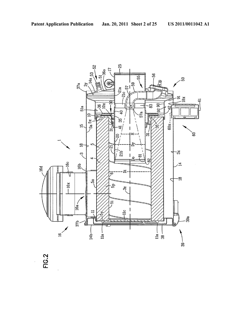 Pulse jet air cleaner system; components; and, methods - diagram, schematic, and image 03