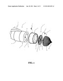 Jet engine air intake guard diagram and image