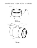 Jet engine air intake guard diagram and image