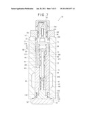 HYDRAULIC SERVO-DRIVE DEVICE AND VARIABLE TURBO-SUPERCHARGER USING THE SAME diagram and image