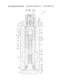 HYDRAULIC SERVO-DRIVE DEVICE AND VARIABLE TURBO-SUPERCHARGER USING THE SAME diagram and image