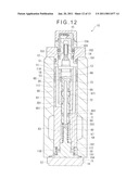 HYDRAULIC SERVO-DRIVE DEVICE AND VARIABLE TURBO-SUPERCHARGER USING THE SAME diagram and image