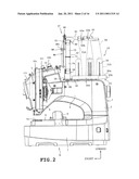 Spool holder and sewing machine provided therewith diagram and image