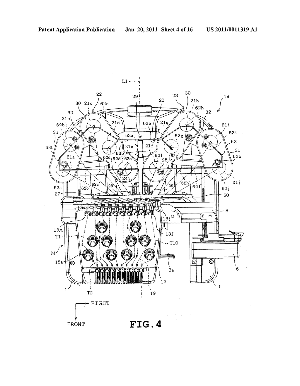 Spool holder and sewing machine provided therewith - diagram, schematic, and image 05