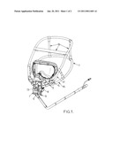 ELASTIC TUBULAR DEVICE AND INFLATABLE HEAD HARNESS FOR AIRCRAFT BREATHING MASK diagram and image