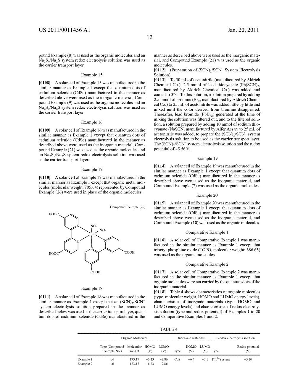 PHOTOSENSITIZER AND SOLAR CELL USING THE SAME - diagram, schematic, and image 14