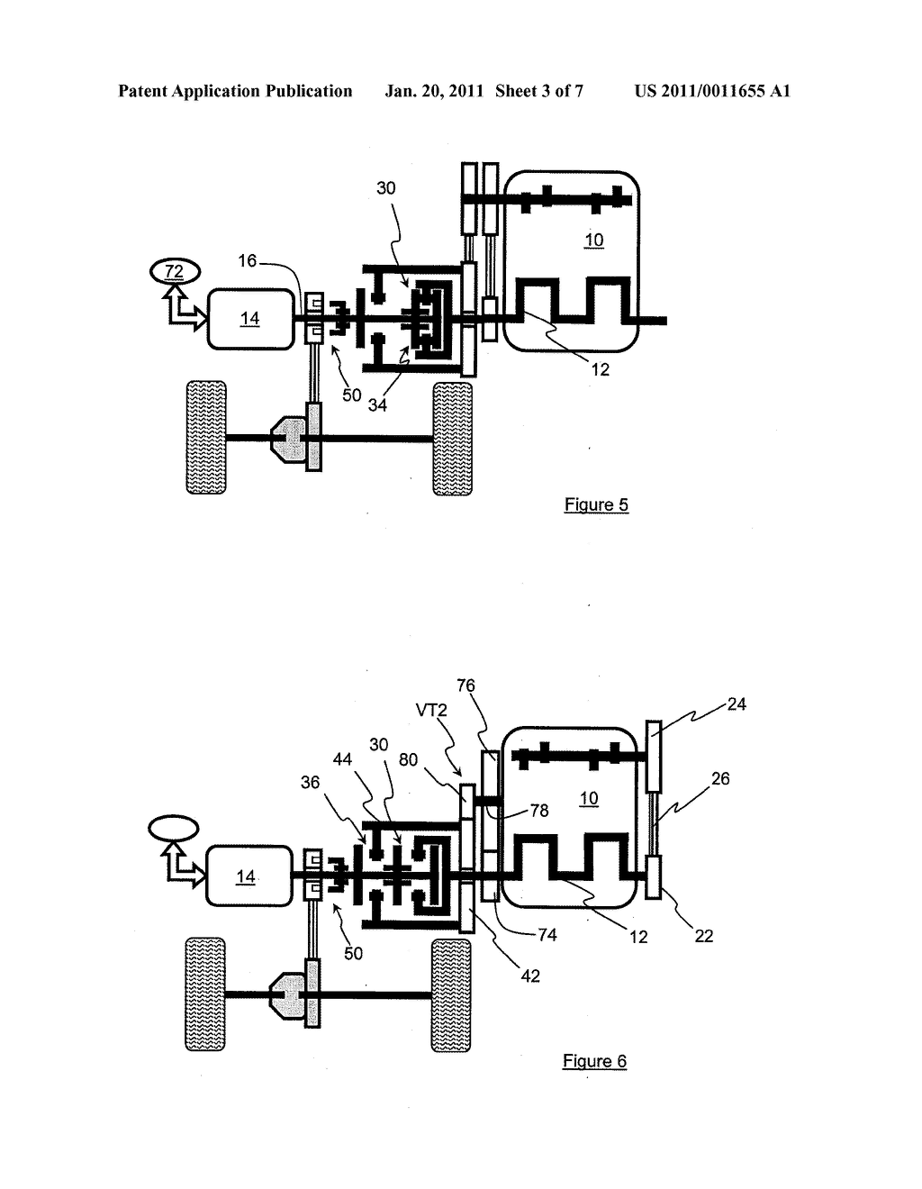 TRAVEL SYSTEM FOR A HYBRID TYPE MOTOR VEHICLE AND METHOD FOR DRIVING SAME - diagram, schematic, and image 04