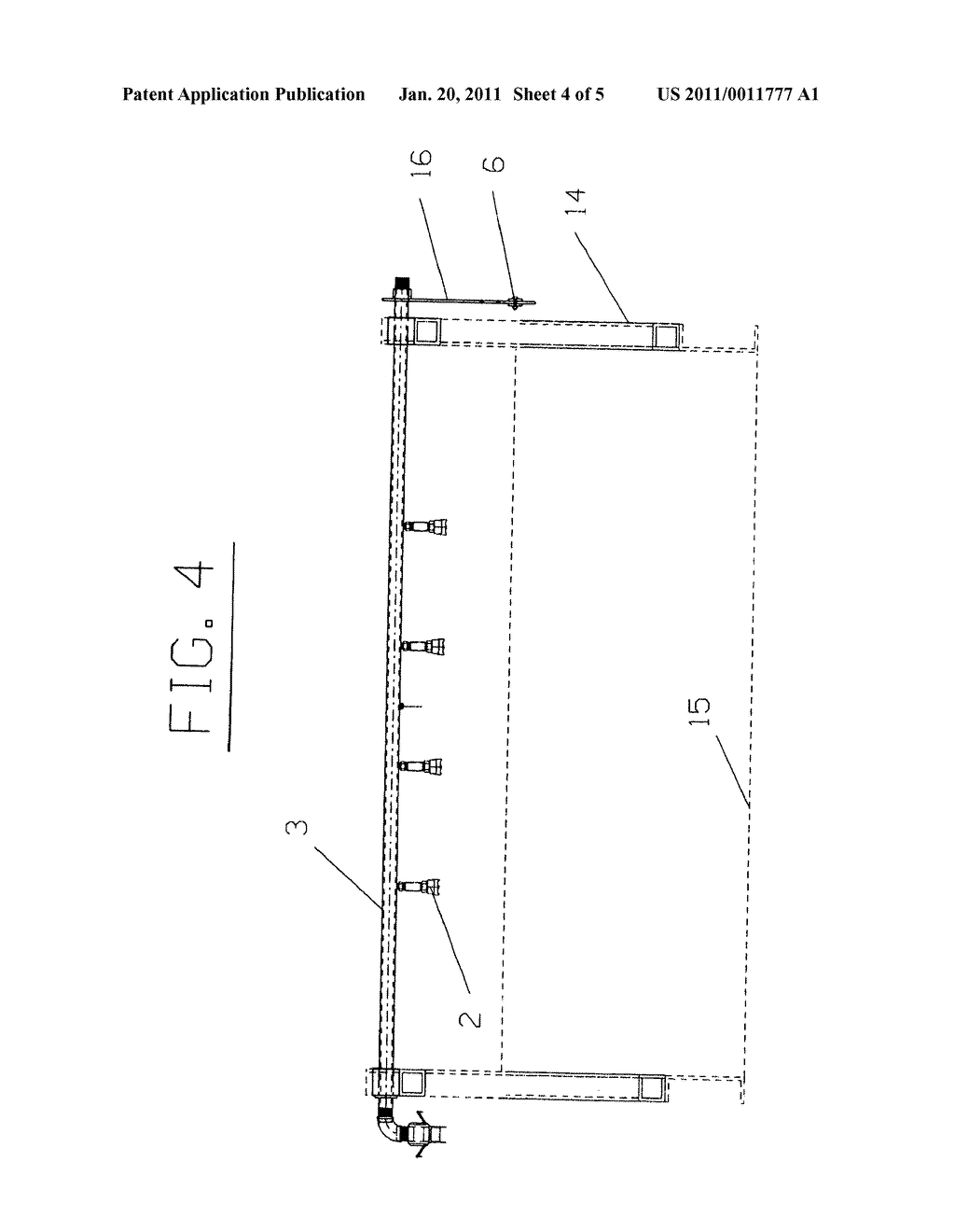 Apparatus and process for removal of residue from a screen - diagram, schematic, and image 05