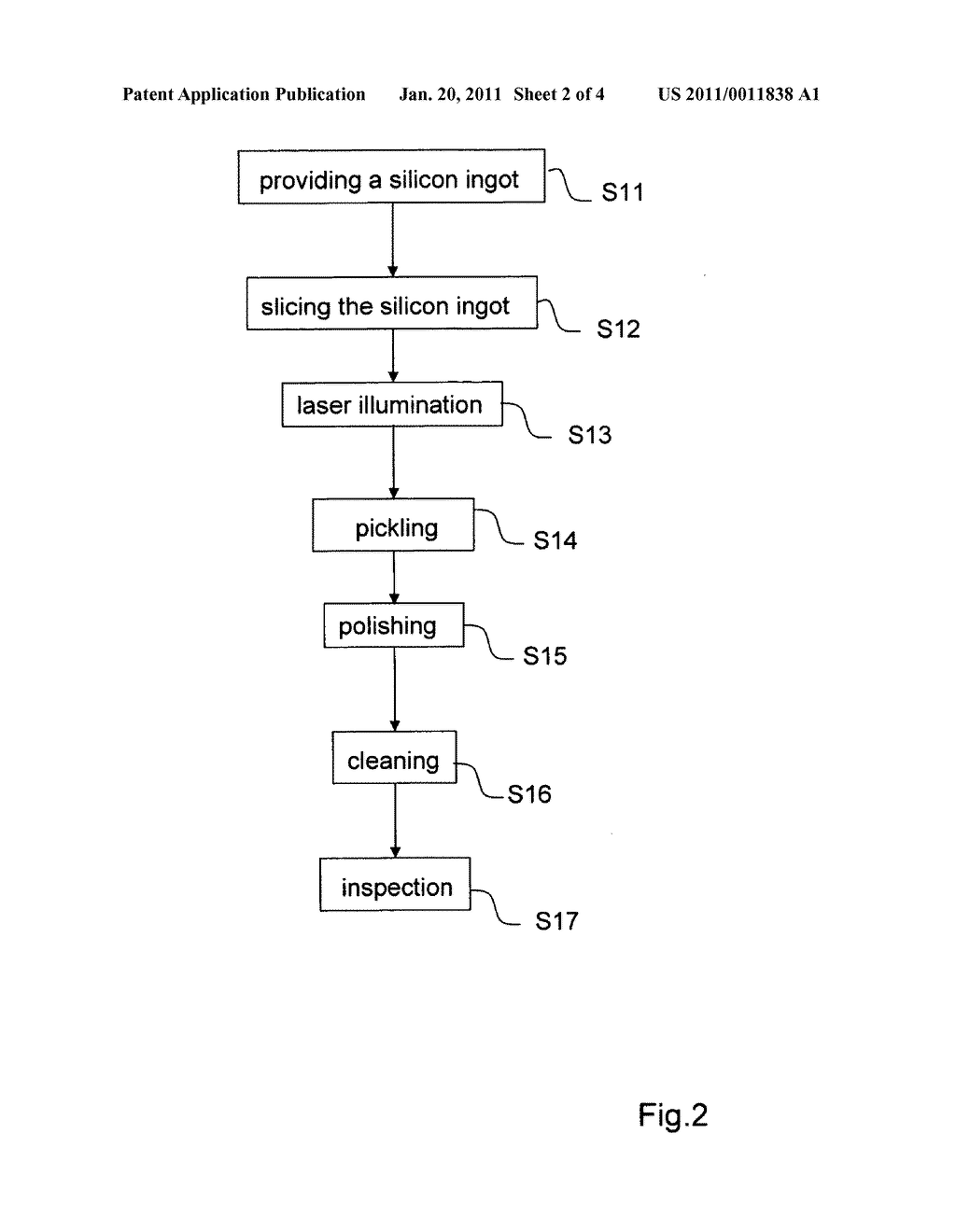 Method for fabricating semicoductor wafers applicable to integrated circuit manufacture - diagram, schematic, and image 03