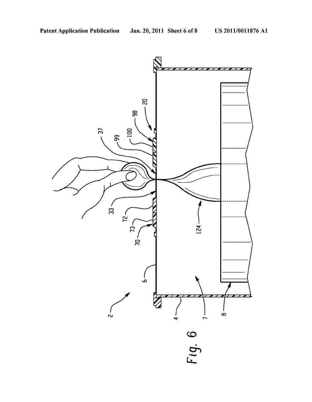 DISPENSING MECHANISM FOR FLEXIBLE SHEETS - diagram, schematic, and image 07