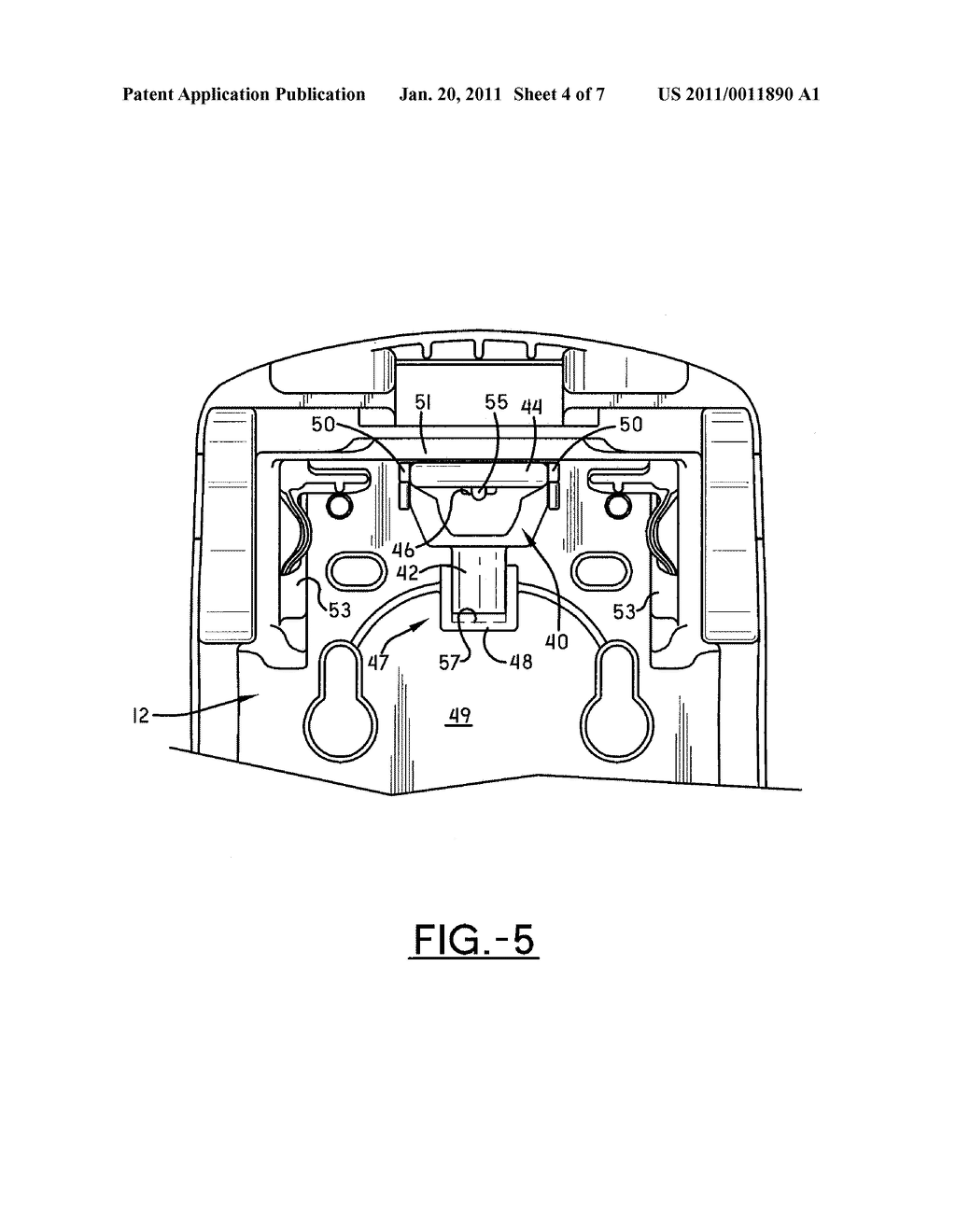 DISPENSER HOUSING WITH LOCKING MECHANISM - diagram, schematic, and image 05