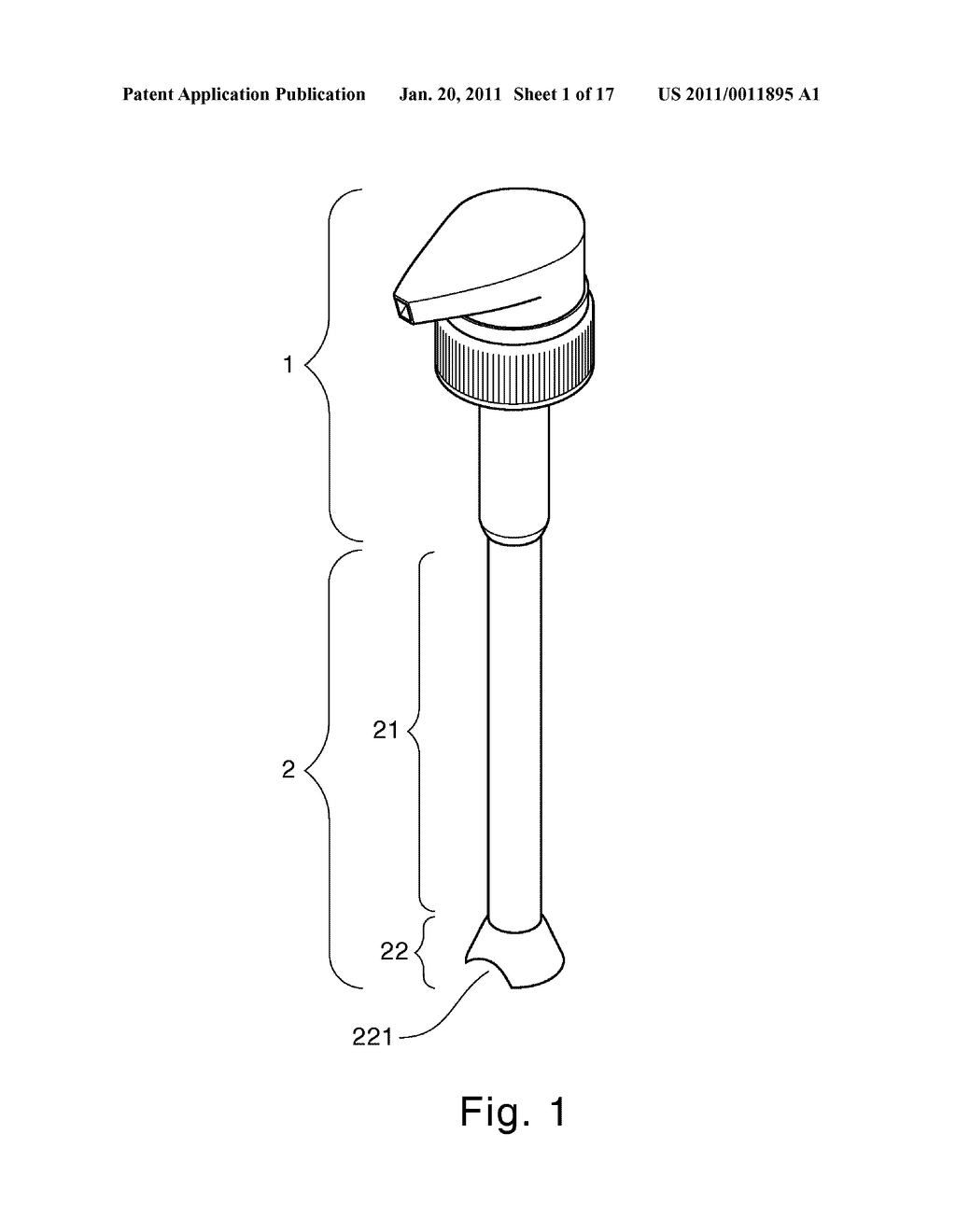 Pump Dispenser With Dip Tube Having Wider Tip Portion - diagram, schematic, and image 02