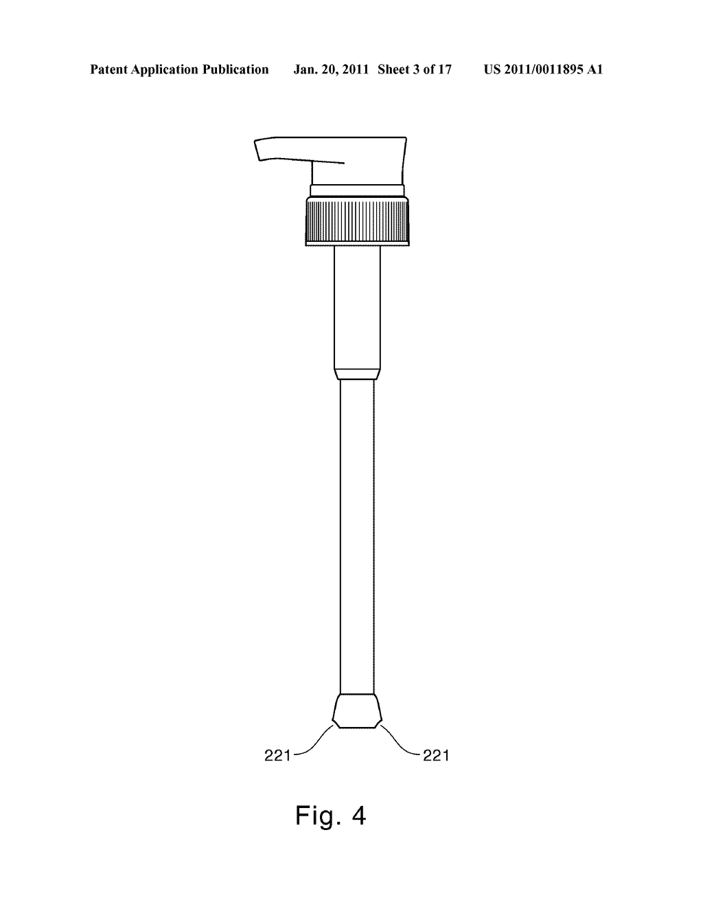 Pump Dispenser With Dip Tube Having Wider Tip Portion - diagram, schematic, and image 04