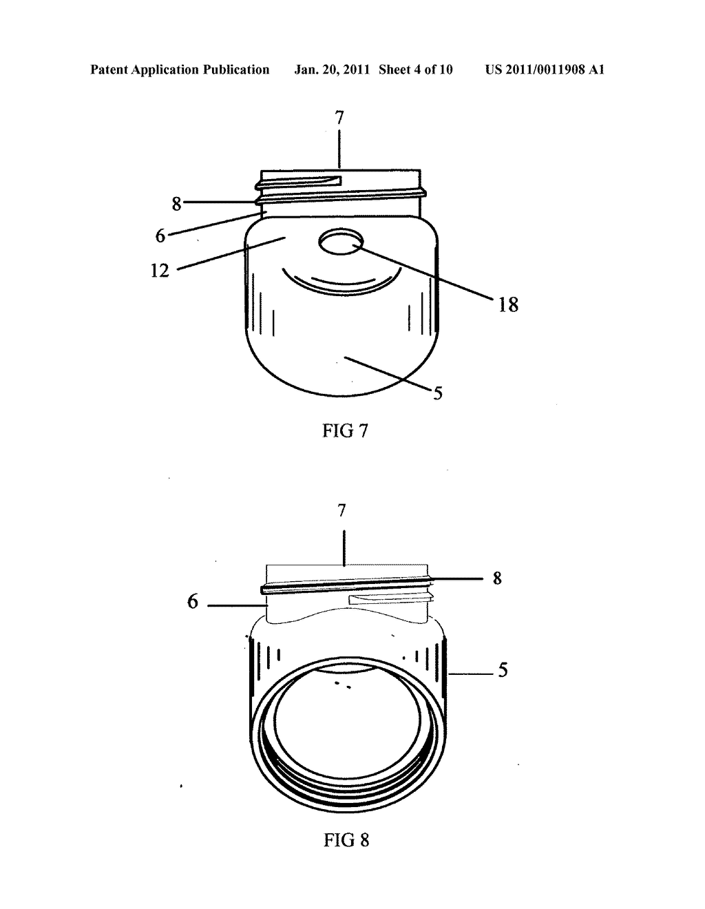 Quick fill adaptor for a fluid container - diagram, schematic, and image 05