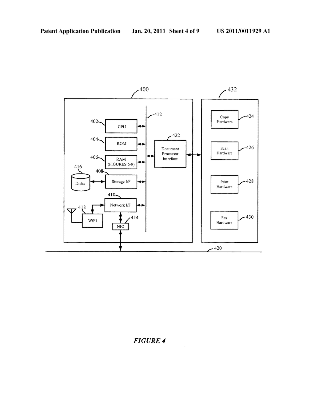 SYSTEM AND METHOD FOR CARD BASED DOCUMENT PROCESSING DEVICE LOGIN AND ACCOUNTING - diagram, schematic, and image 05