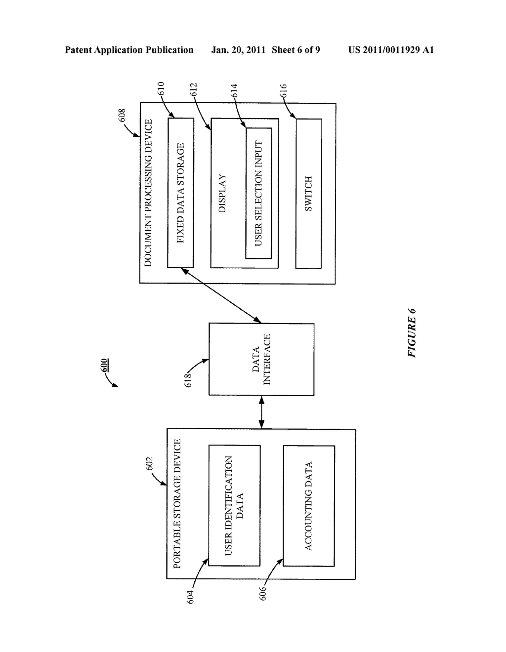 SYSTEM AND METHOD FOR CARD BASED DOCUMENT PROCESSING DEVICE LOGIN AND ACCOUNTING - diagram, schematic, and image 07