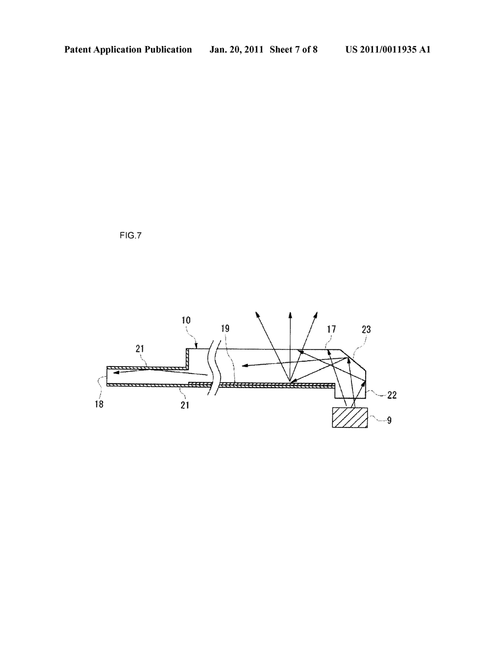 LIGHT GUIDING DEVICE, READER/WRITER DEVICE FOR NONCONTACT COMMUNICATION MEDIUM, AND ELECTRONIC APPARATUS - diagram, schematic, and image 08