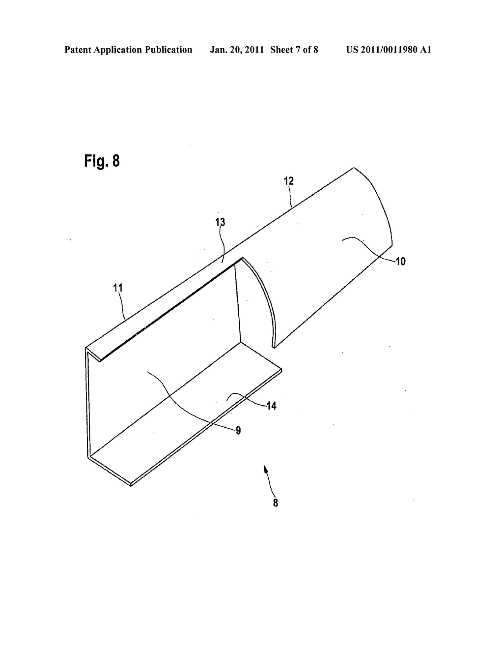 CONNECTING ARRANGEMENT FOR JOINING TWO STIFFENING ELEMENTS HAVING DIFFERENT CROSS-SECTIONAL PROFILES FOR AN AIRCRAFT OR SPACECRAFT, AND SHELL COMPONENT - diagram, schematic, and image 08