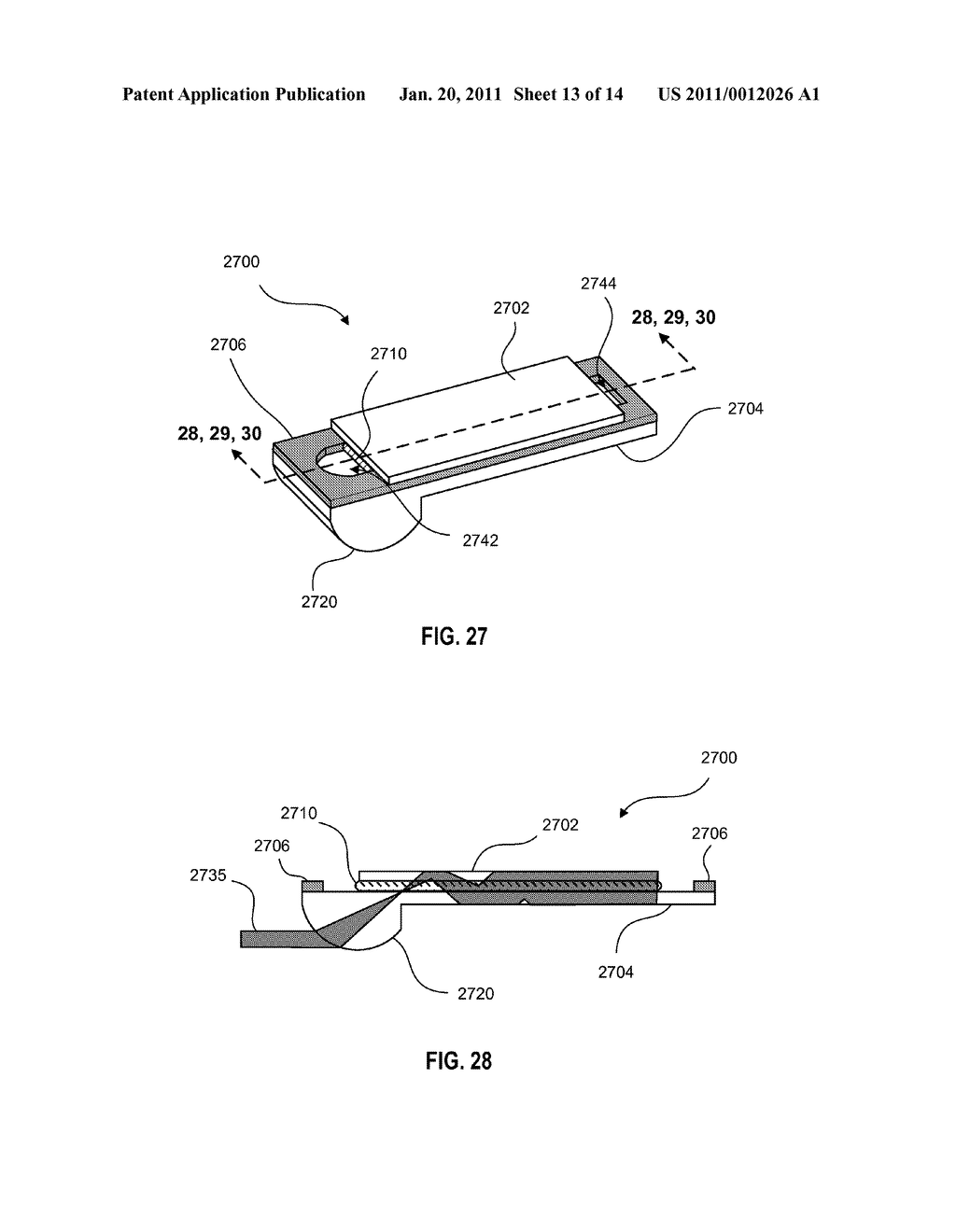 PLANAR OPTICAL WAVEGUIDE WITH CORE OF LOW-INDEX-OF-REFRACTION INTERROGATION MEDIUM - diagram, schematic, and image 14