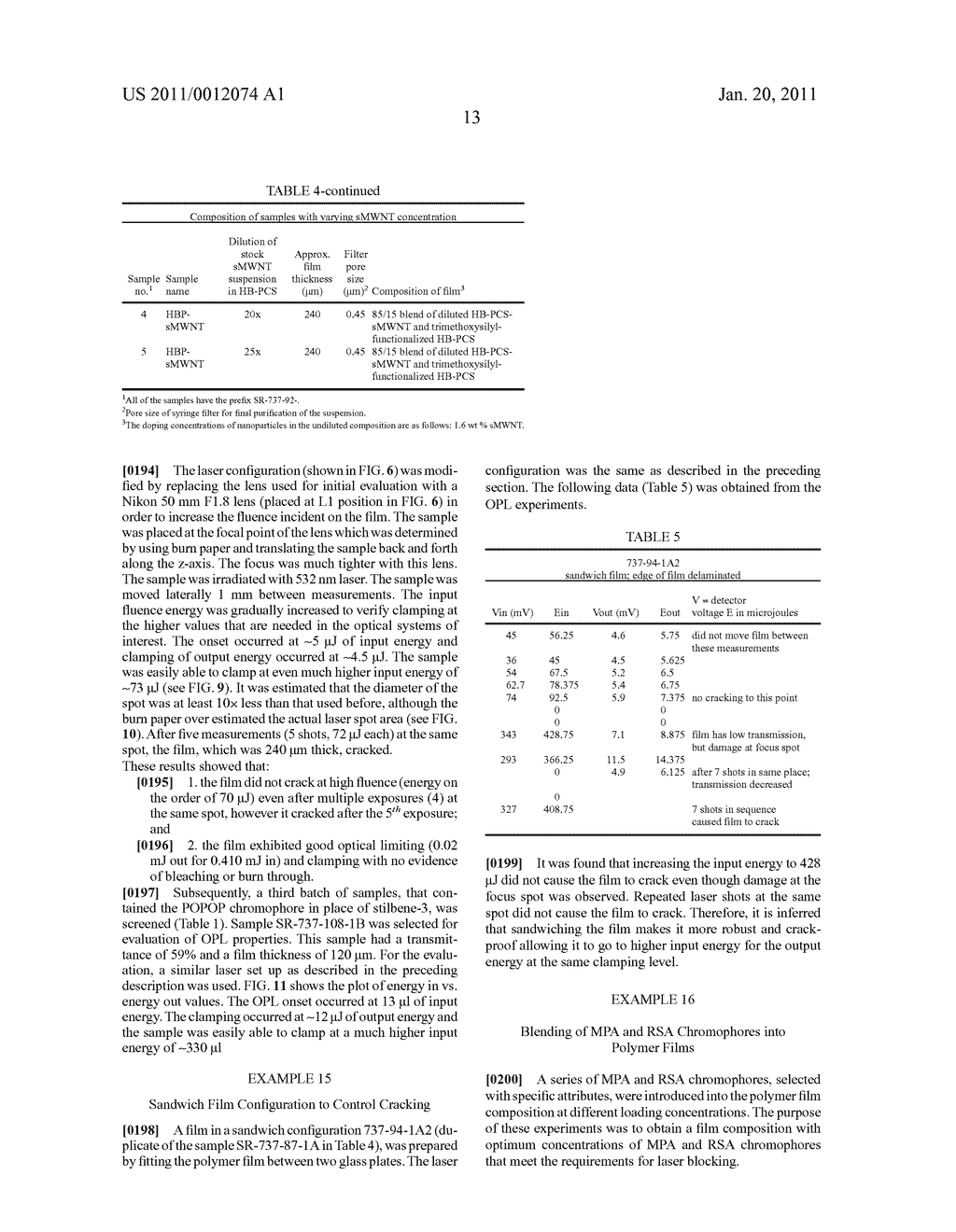 LASER PROTECTION POLYMERIC MATERIALS - diagram, schematic, and image 27