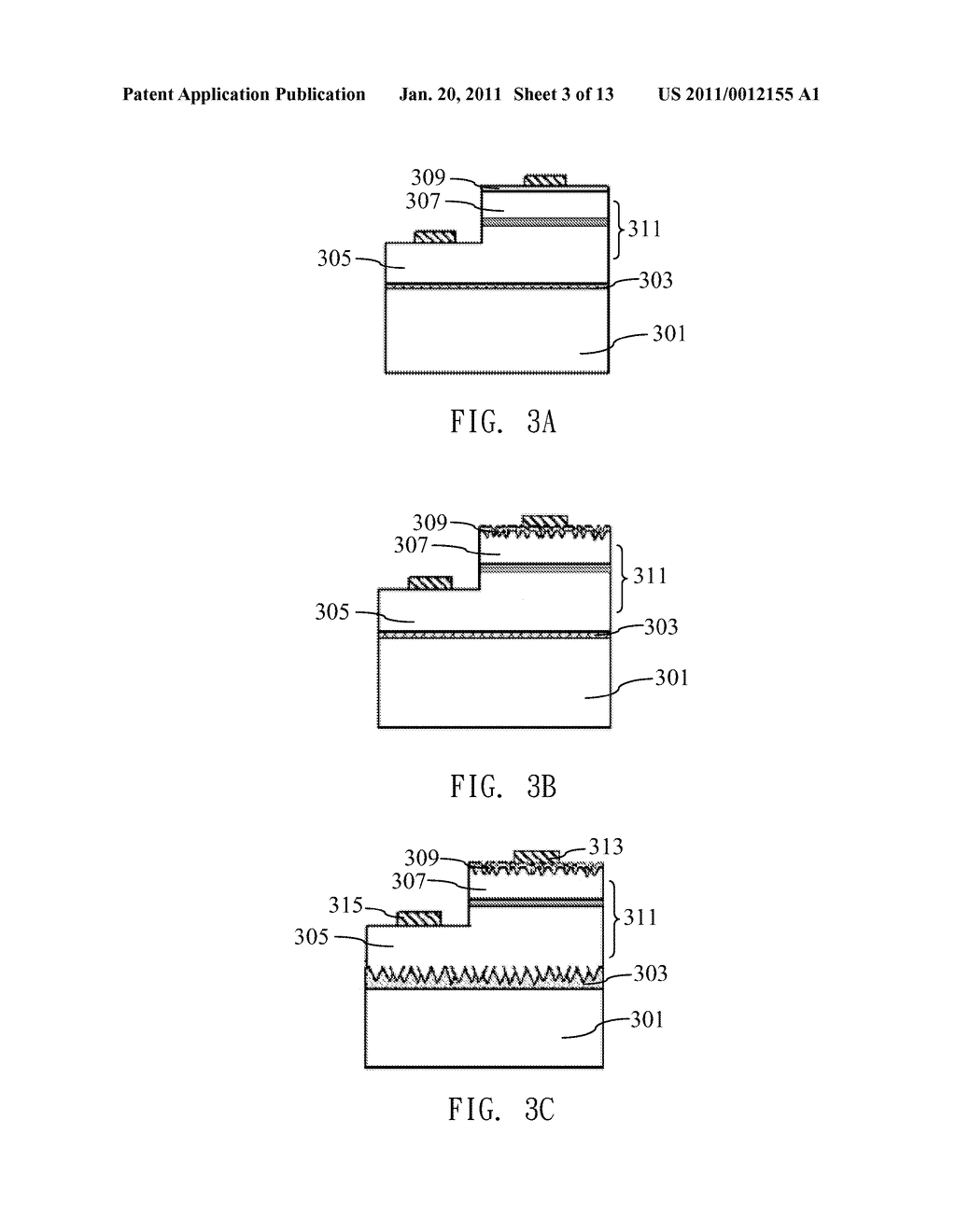 Semiconductor Optoelectronics Structure with Increased Light Extraction Efficiency and Fabrication Method Thereof - diagram, schematic, and image 04