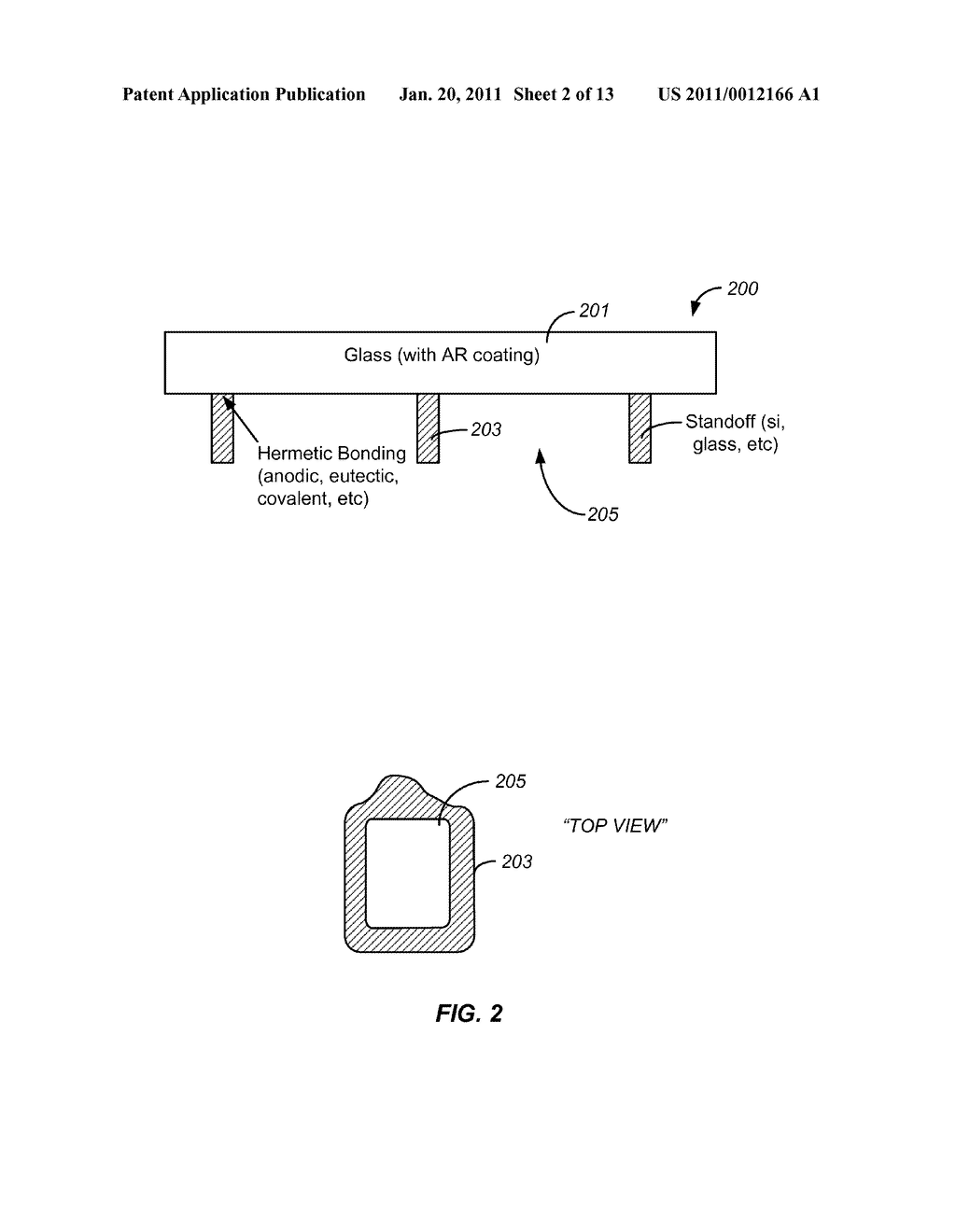 METHOD AND DEVICE FOR WAFER SCALE PACKAGING OF OPTICAL DEVICES USING A SCRIBE AND BREAK PROCESS - diagram, schematic, and image 03