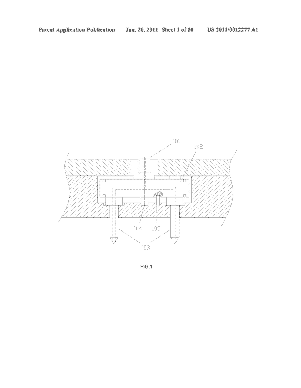 Position adjusting means for hot runner nozzles, adjusting method and use thereof - diagram, schematic, and image 02