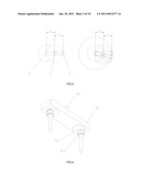 Position adjusting means for hot runner nozzles, adjusting method and use thereof diagram and image