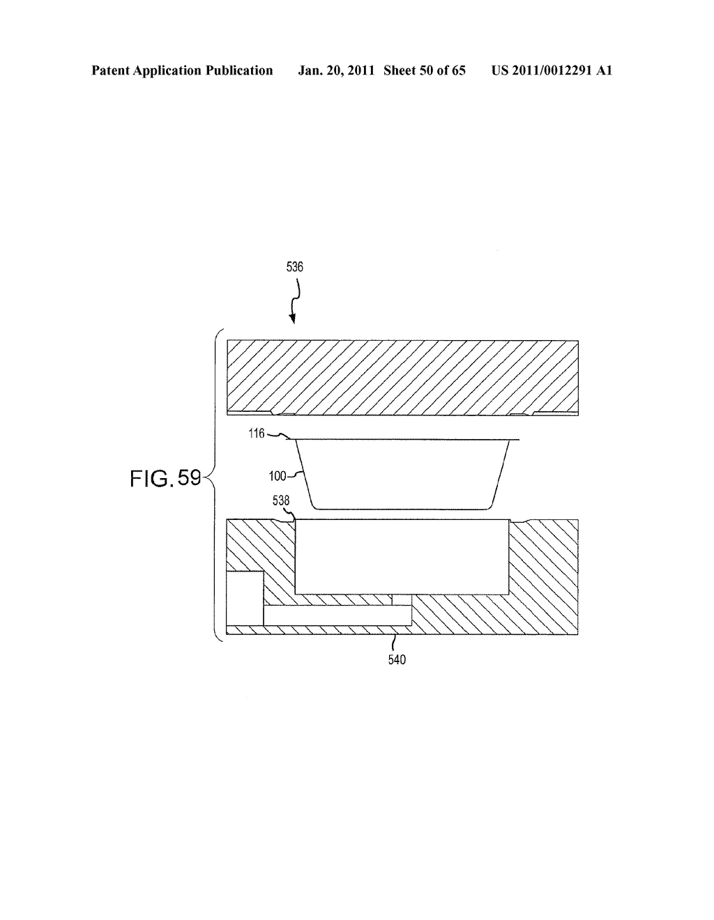 CONTAINER HAVING A RIM OR OTHER FEATURE ENCAPSULATED BY OR FORMED FROM INJECTION-MOLDED MATERIAL - diagram, schematic, and image 51