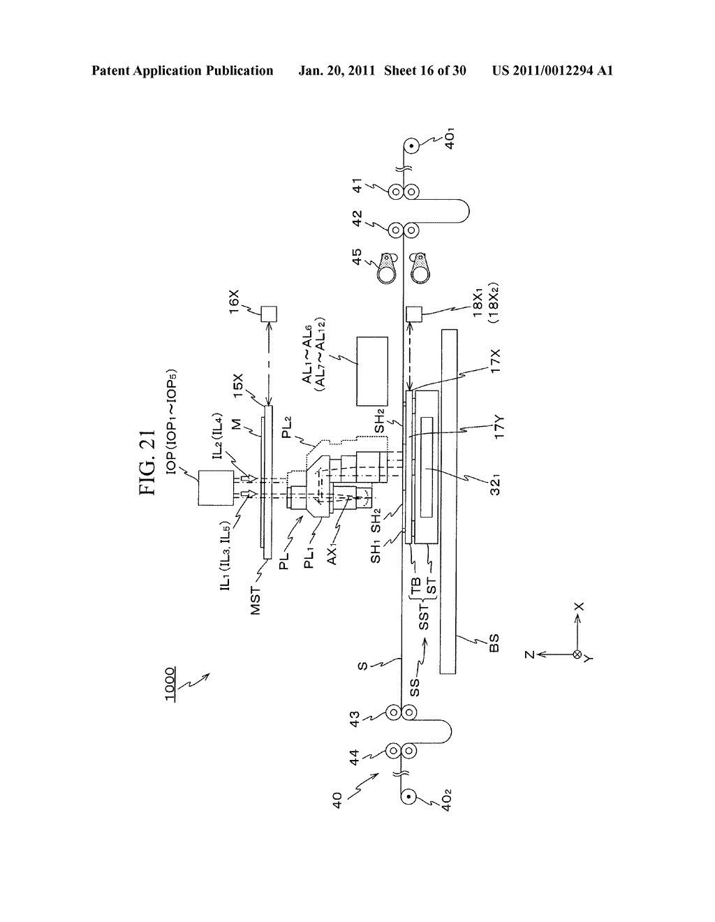 PATTERN FORMING DEVICE, PATTERN FORMING METHOD, AND DEVICE MANUFACTURING METHOD - diagram, schematic, and image 17