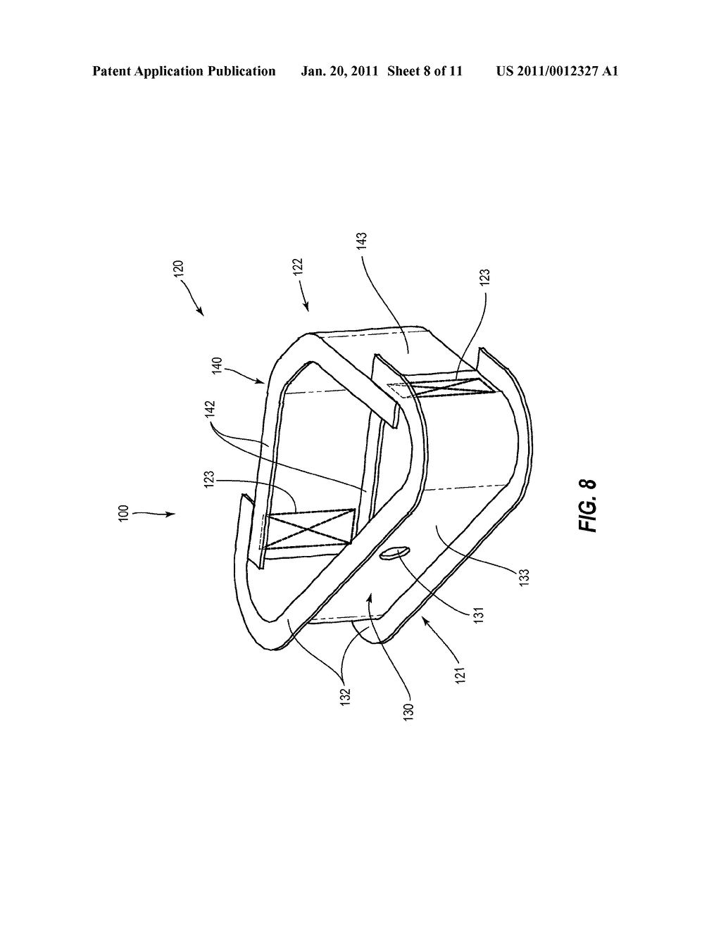 INFLATABLE KNEE AIRBAG HAVING TWO CHAMBERS SEPARATED BY AN INTERNAL TETHER - diagram, schematic, and image 09