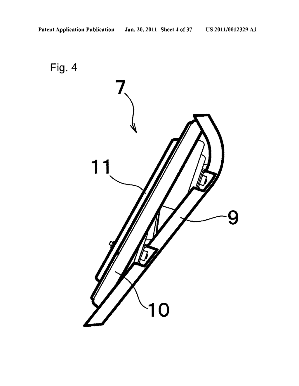 AIR-BAG DEVICE, AND VEHICLE OCCUPANT'S LOWER LIMB PROTECTING DEVICE AND DEVICE FOR PROTECTING OCCUPANT AT THE TIME OF VEHICLE SIDE COLLISION USING THE SAME - diagram, schematic, and image 05