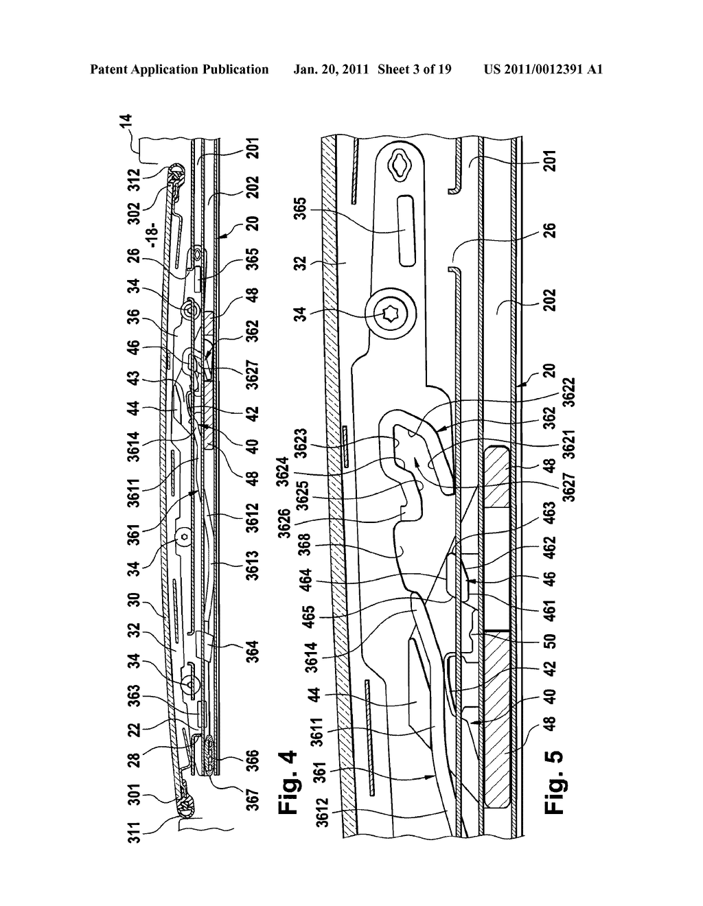 MECHANISM FOR AN ADJUSTABLE BODY COMPONENT OF A VEHICLE - diagram, schematic, and image 04