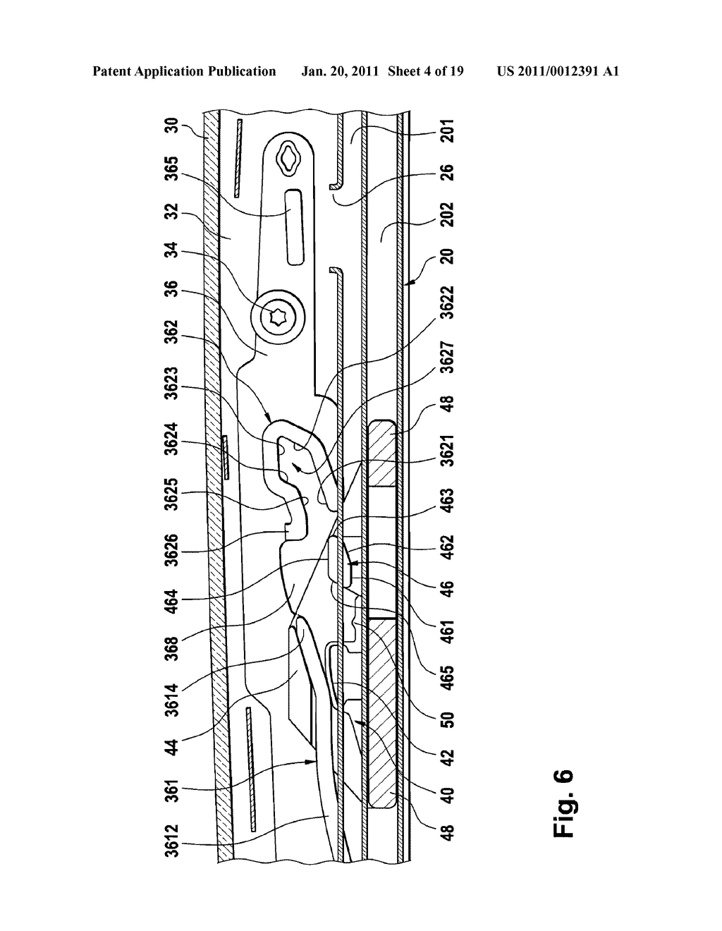 MECHANISM FOR AN ADJUSTABLE BODY COMPONENT OF A VEHICLE - diagram, schematic, and image 05