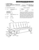 SOFA WITH SIDE TRAY TABLE diagram and image