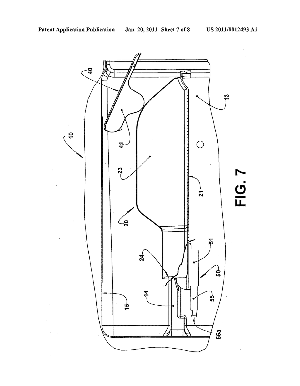 MOBILE SHELF FOR REFRIGERATORS AND FREEZERS - diagram, schematic, and image 08