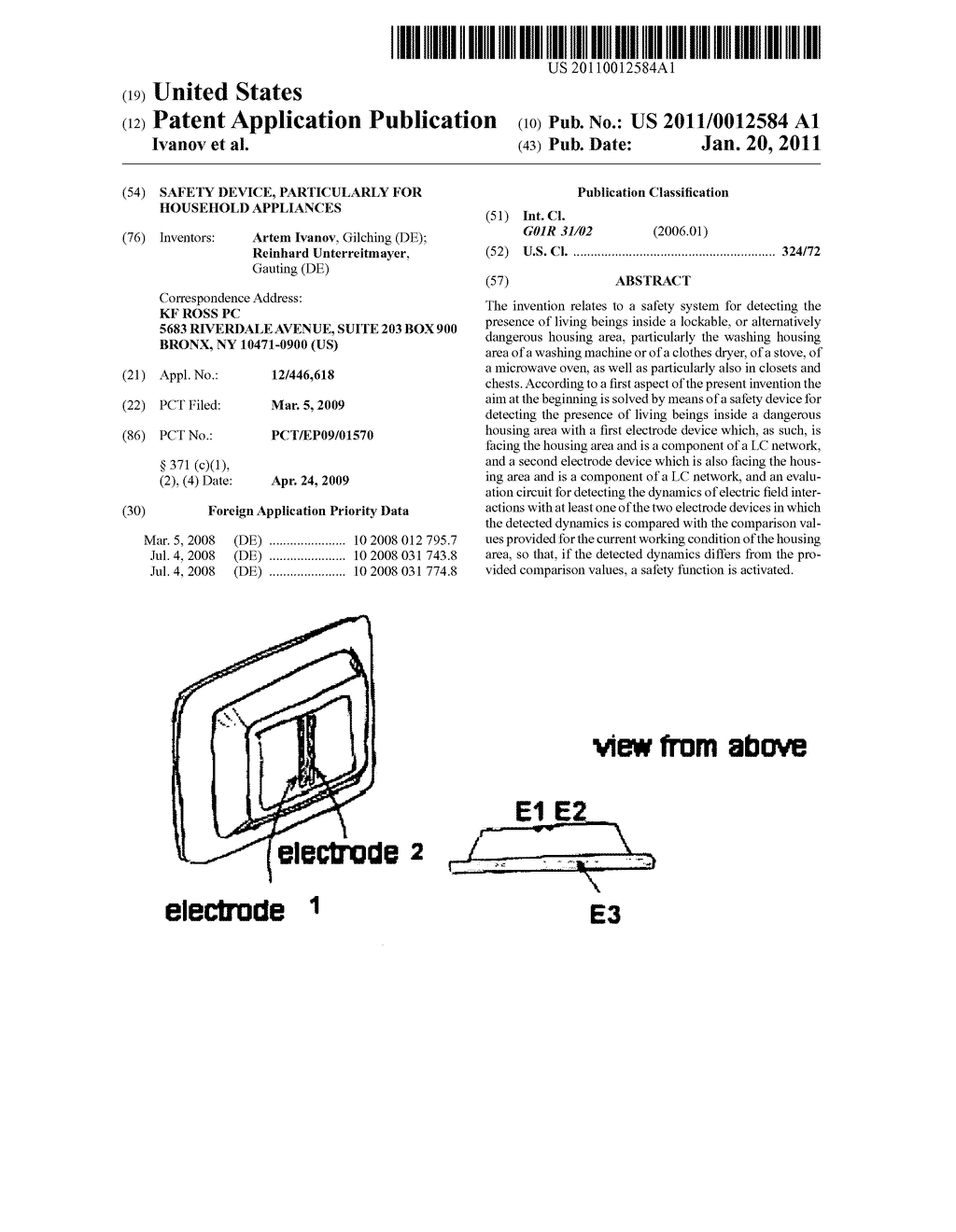 SAFETY DEVICE, PARTICULARLY FOR HOUSEHOLD APPLIANCES - diagram, schematic, and image 01